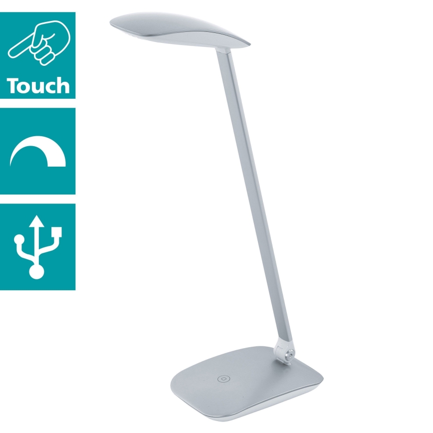 Eglo - LED stona lampa za prigušivanje 1xLED/4,5W/USB
