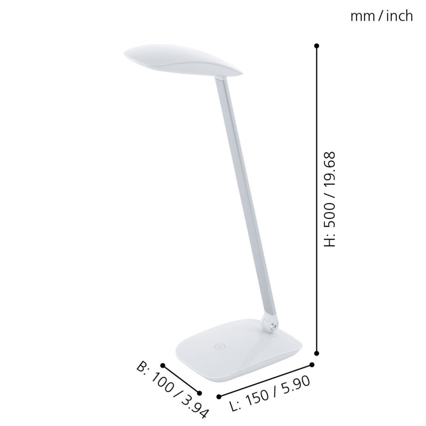 Eglo - LED stona lampa za prigušivanje 1xLED/4,5W/12V/230V