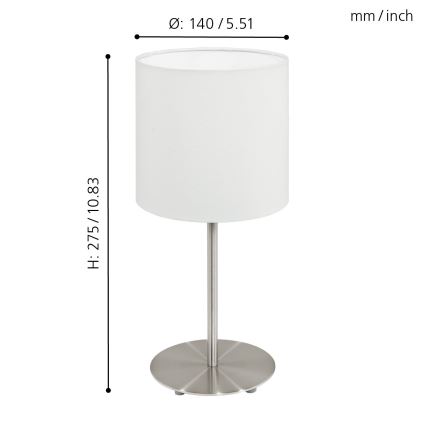 Eglo- Stona lampa 1xE14/40W/230V