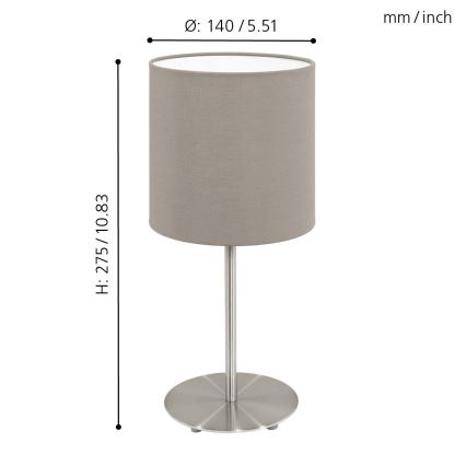 Eglo- Stona lampa 1xE14/40W/230V