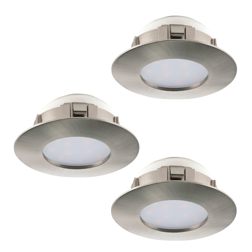 Eglo - Set 3x LED ugradna lampa PINEDA 1xLED/6W/230V