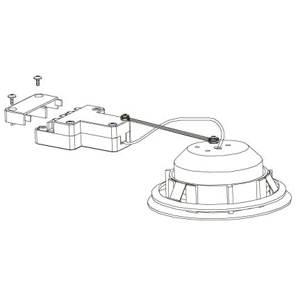 Eglo - LED ugradna lampa 1xLED/4,9W/230V