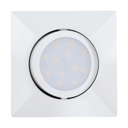 Eglo - Komplet 3x ugradnih LED plafonskih svetiljki PINEDA 1xLED/4,9W/230V