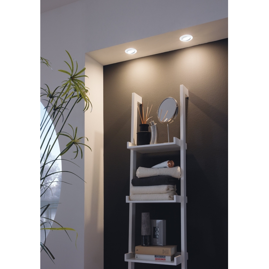 Eglo - Set 3x LED Ugradbeno svetlo PINEDA 1xLED/4,9W/230V