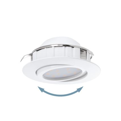 Eglo - Set 3x LED Ugradbeno svetlo PINEDA 1xLED/4,9W/230V