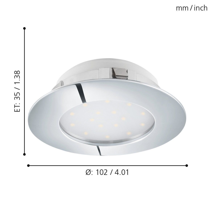 Eglo - LED ugradna lampa 1xLED/12W/230V