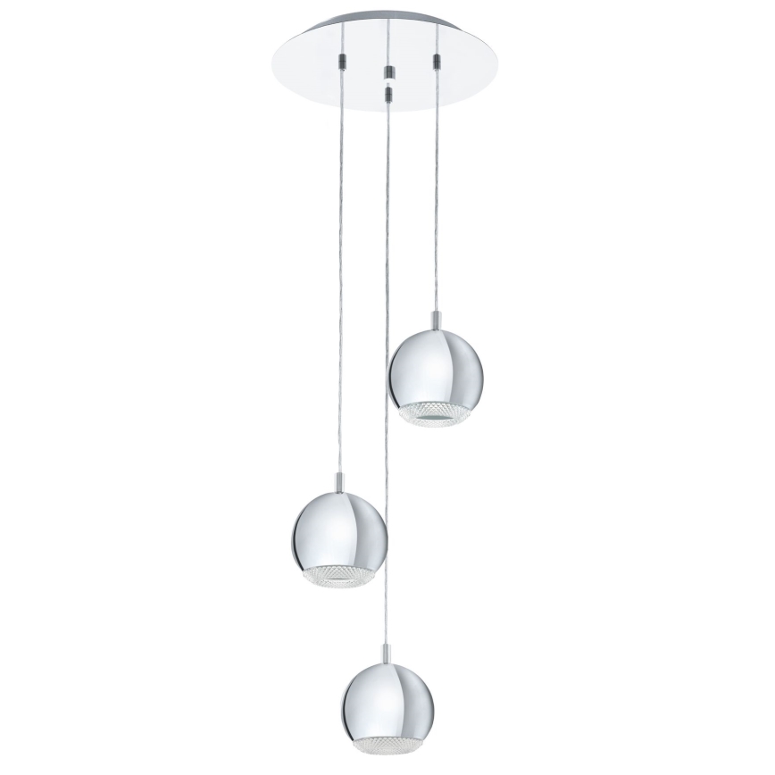 Eglo - LED Luster 3xGU10-LED/4W/230V
