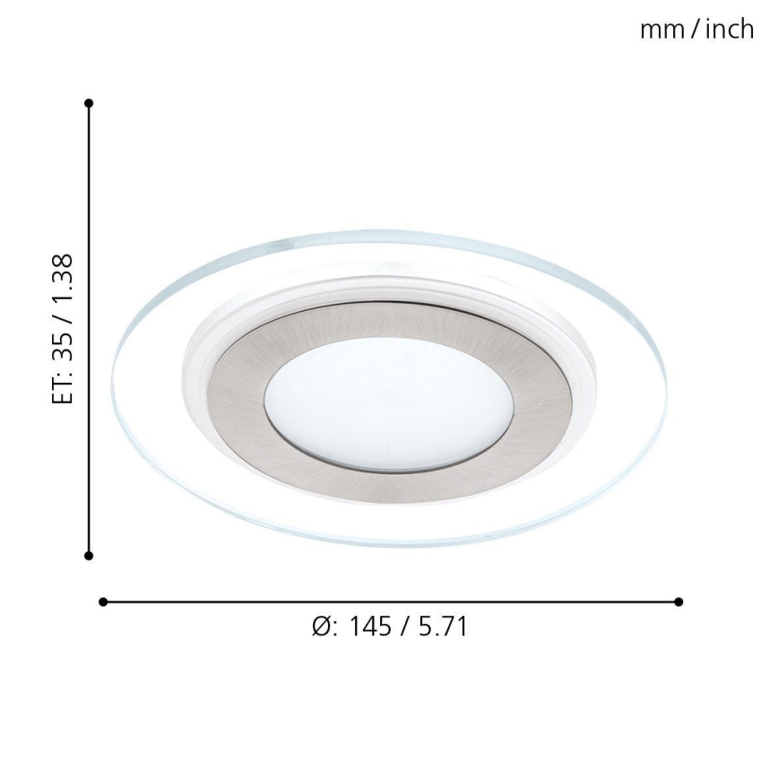 Eglo - LED ugradna lampa 1xLED/11W/230V