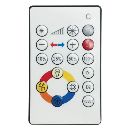 Eglo - LED prigušiva plafonska svetiljka LED/20W/230V + daljinski upravljač