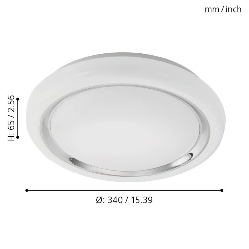 Eglo - LED plafonjera LED/18W/230V