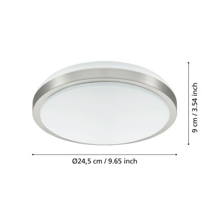 Eglo - LED plafonjera LED/18W/230V