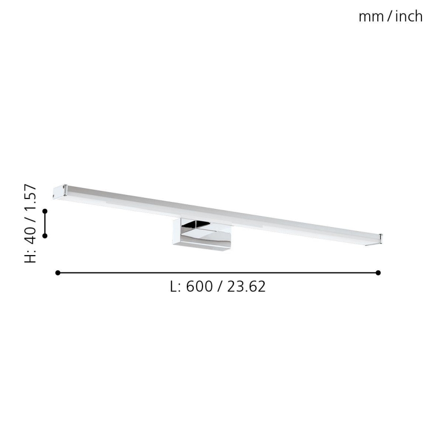 Eglo - LED Lampa za kupatilo LED/11W/230V 4000K 60 cm IP44