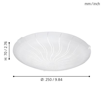 Eglo - LED plafonjera LED/11W/230V