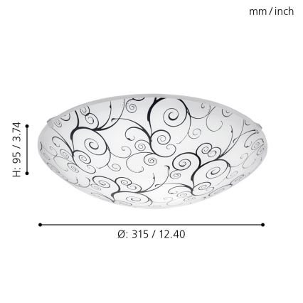Eglo - LED plafonjera LED/11W/230V