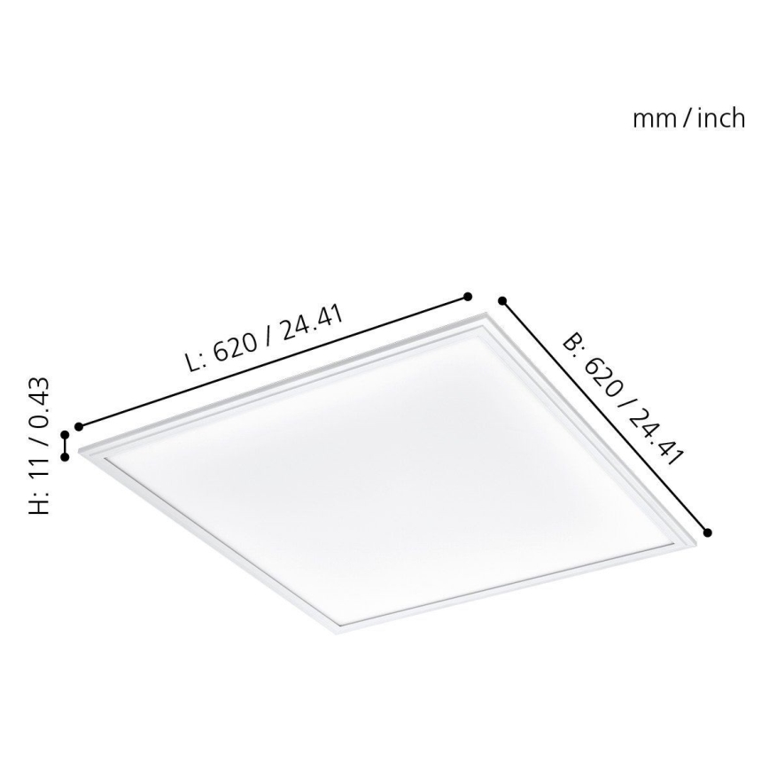 Eglo - LED Panel LED/40W/230V