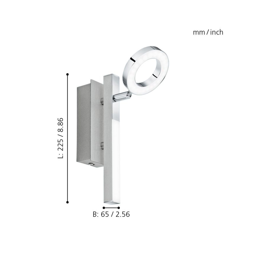 Eglo - Reflektorska lampa LED/3,2W + LED/2,2/230V