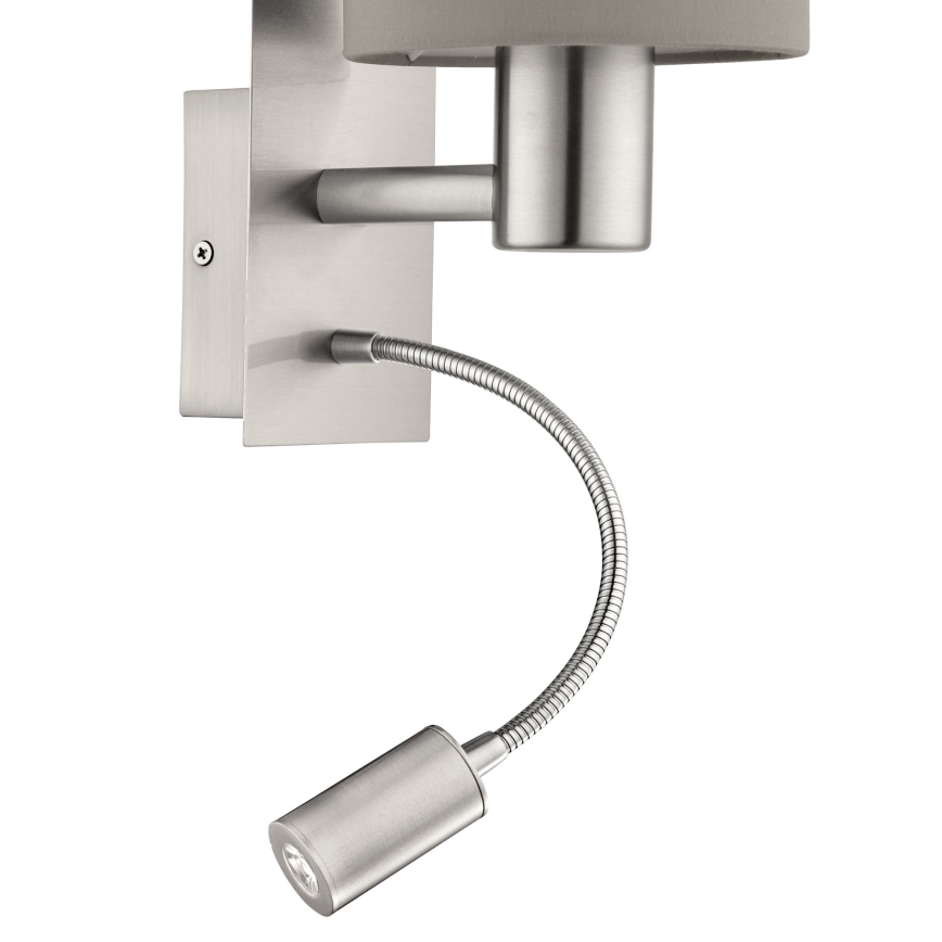 Eglo - LED Fleksibilna lampa 1xE27/40W+LED/3,8W bež
