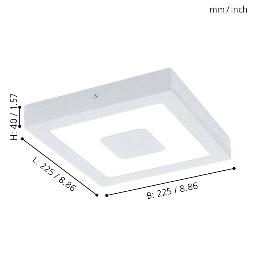 Eglo - LED plafonjera za kupatilo LED/16,5W/230V IP44