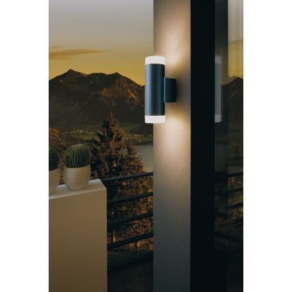 Eglo - LED Spoljna zidna lampa 2xGU10/5W IP44