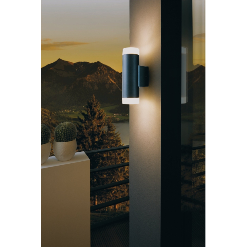 Eglo - LED Spoljna zidna lampa 2xGU10/5W IP44