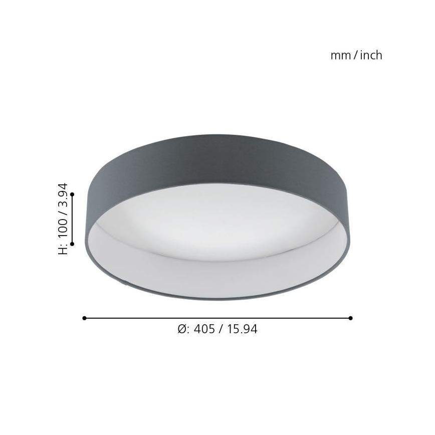 Eglo - LED Prigušiva plafonjera 1xLED/18W/230V