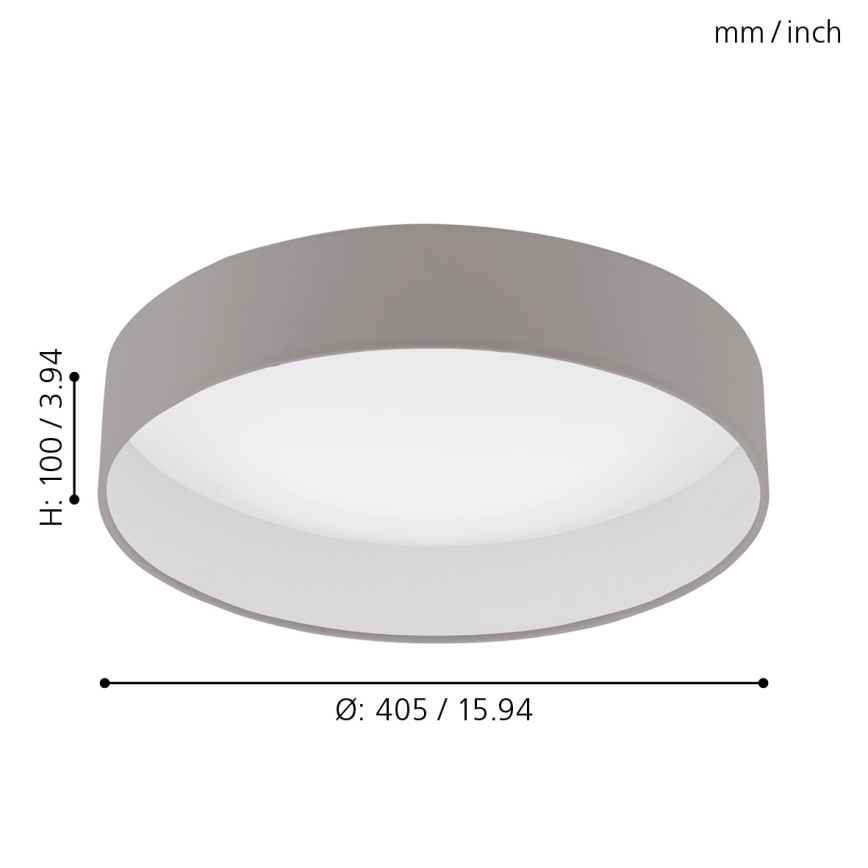 Eglo - LED Prigušiva plafonjera 1xLED/18W/230V