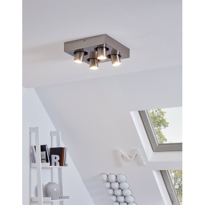 Eglo 96608 - LED Reflektorska plafonjera ROBLEDO 1 4xGU10/5W/230V