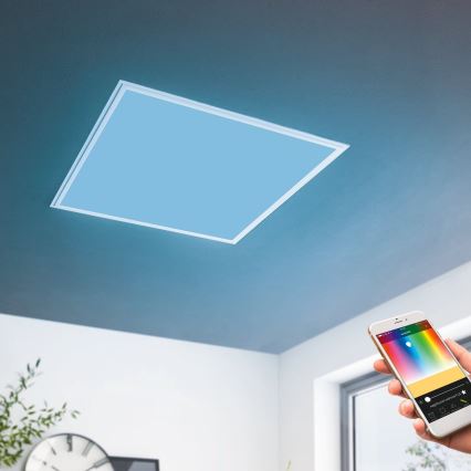 Eglo - LED RGBW prigušiva svetiljka SALOBRENA-C LED/16W + daljinski upravljač