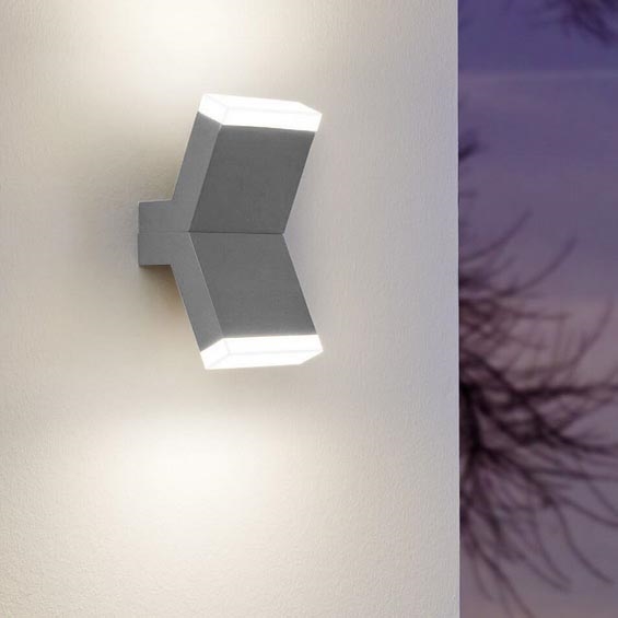 Eglo 96706 - LED Zidna lampa CANTZO 2xLED/4W/230V sivo