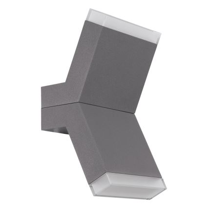 Eglo 96706 - LED Zidna lampa CANTZO 2xLED/4W/230V sivo