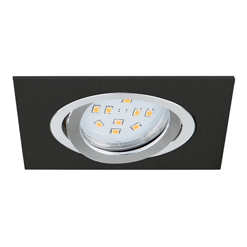Eglo 96759 - LED Ugradna lampa TERNI 1 1xGU10/5W/230V crno