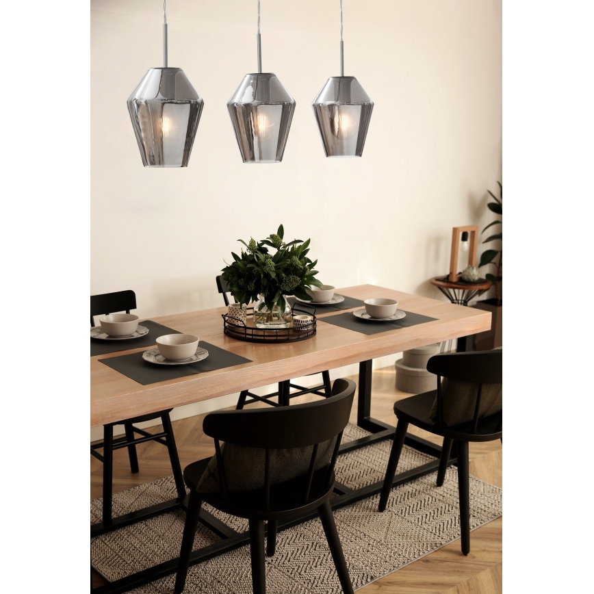 Eglo - Viseća lampa 3xE27/28W/230V