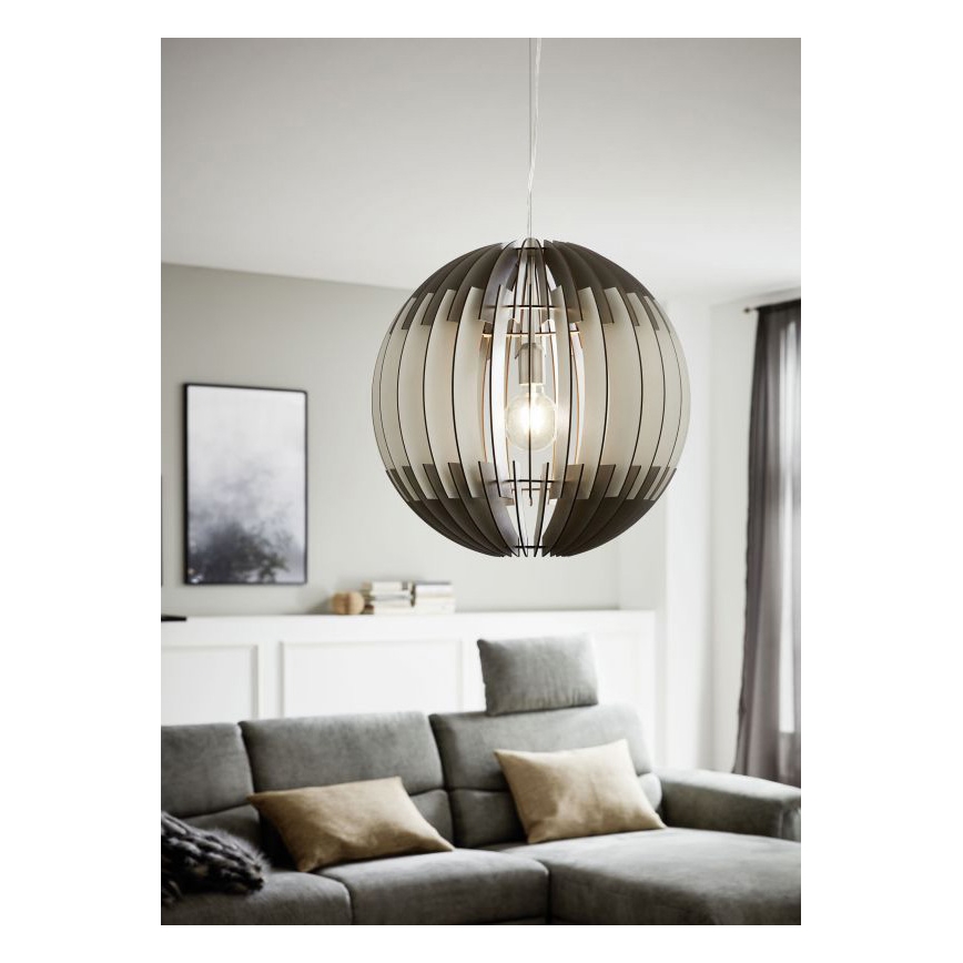 Eglo 96973 - Luster na sajli OLMERO 1xE27/60W/230V