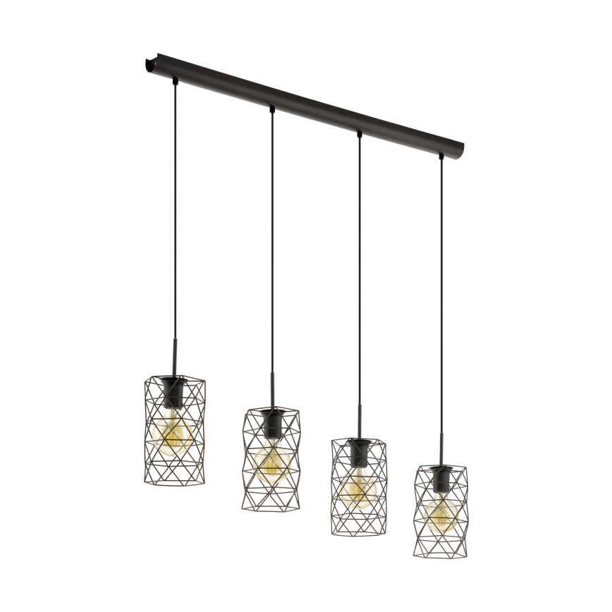 Eglo - Viseća lampa 4xE27/60W/230V