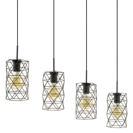Eglo - Viseća lampa 4xE27/60W/230V