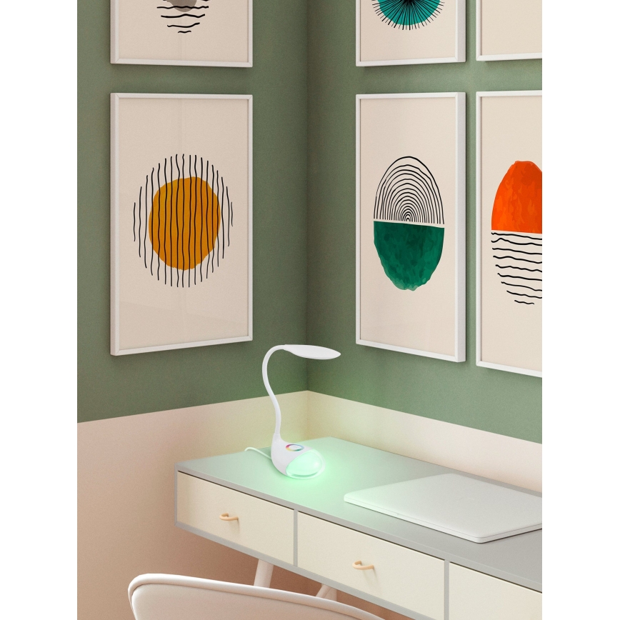 Eglo - LED stona lampa za prigušivanje 1xLED/2,2W+0,3W/230V RGB