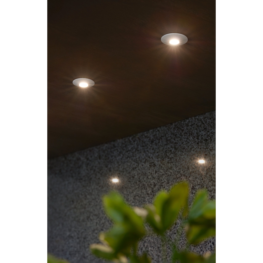 Eglo - LED Ugradna lampa za kupaonicu 3xLED/1W/230V IP44