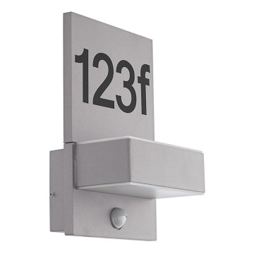 Eglo 97127 - LED svetiljka za kućni broj sa senzorom ARDIANO 2xLED/5,6W/230V IP44