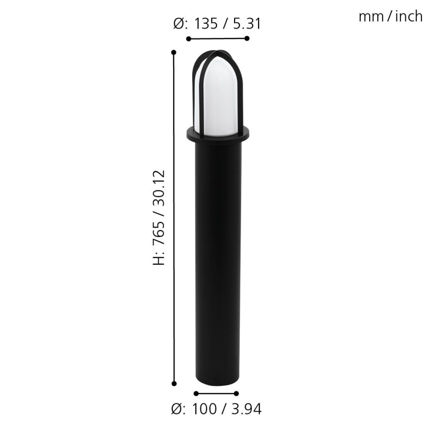 Eglo 97229 - Spoljašnja lampa PAULLO 1xE27/40W/230V 765 mm IP44