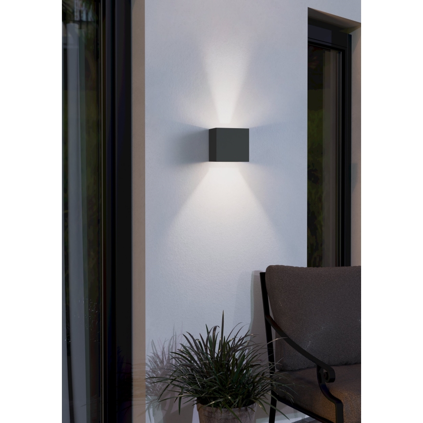 Eglo - LED Spoljna zidna lampa 2xLED/3,3W/230V IP54