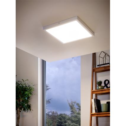 Eglo - LED Plafonjera 1xLED/25W/230V bela uglast 2500 lm