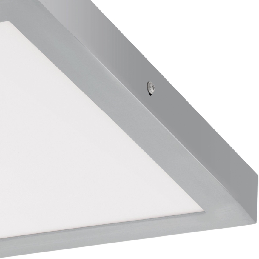 Eglo - LED Plafonjera 1xLED/25W/230V srebrno uglast