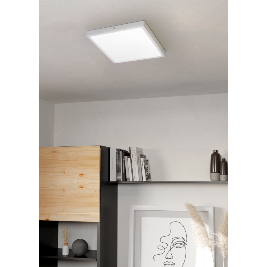 Eglo - LED Plafonjera 1xLED/25W/230V bela uglast 4000K