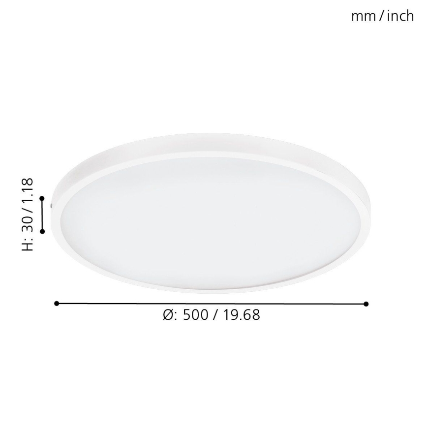 Eglo - LED plafonjera za prigušivanje 1xLED/25W/230V