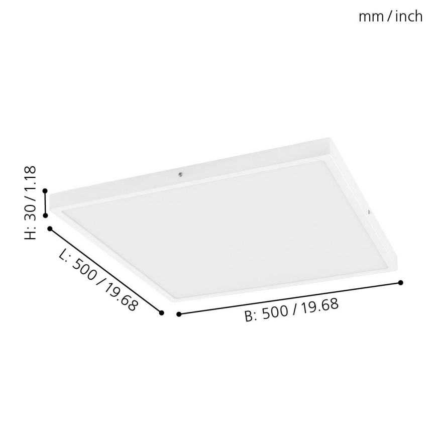 Eglo - LED plafonjera za prigušivanje 1xLED/25W/230V