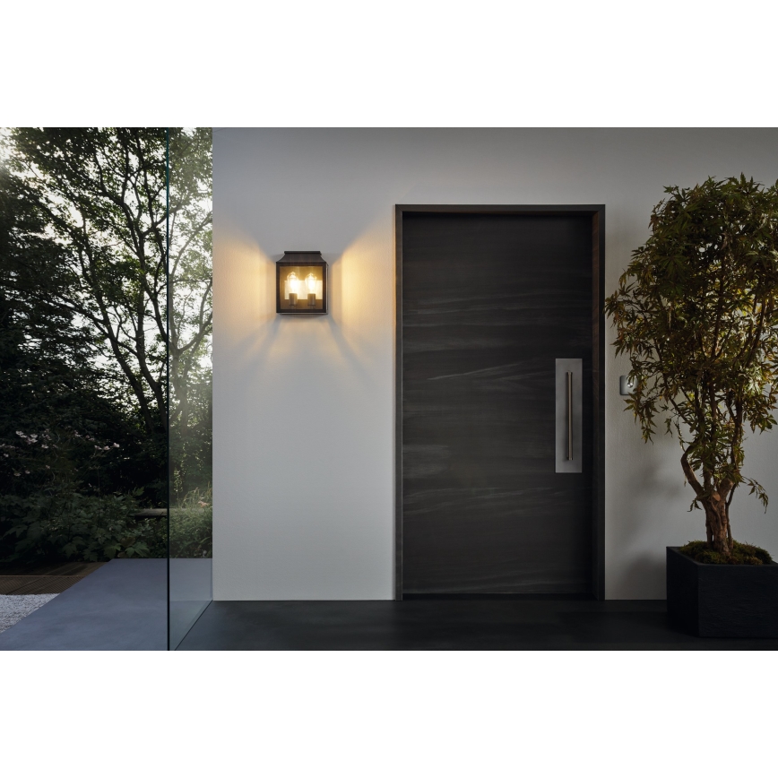 Eglo - Spoljašnja zidna lampa 2xE27/60W/230V IP44