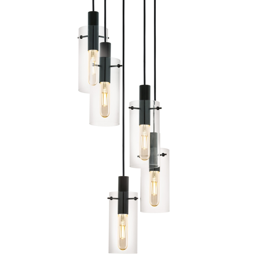 Eglo -  Luster na sajli 5xE27/60W/230V