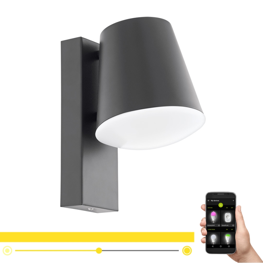 Eglo - LED prigušiva spoljno zidno svetlo CALDIERO-C 1xE27/9W/230V IP44