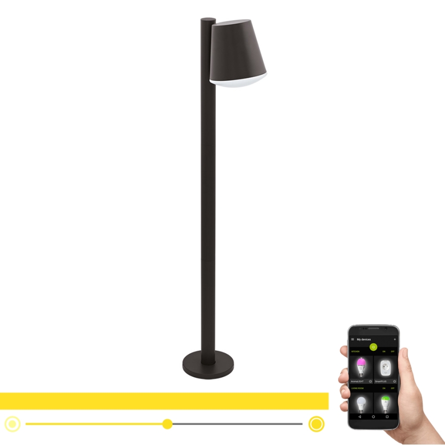 Eglo - LED RGB Prigušiva vanjska lampa CALDIERO-C 1xE27/9W/230V antracit IP44