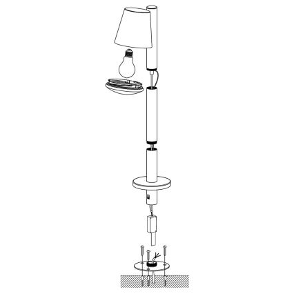 Eglo - LED RGB Prigušiva vanjska lampa CALDIERO-C 1xE27/9W/230V antracit IP44